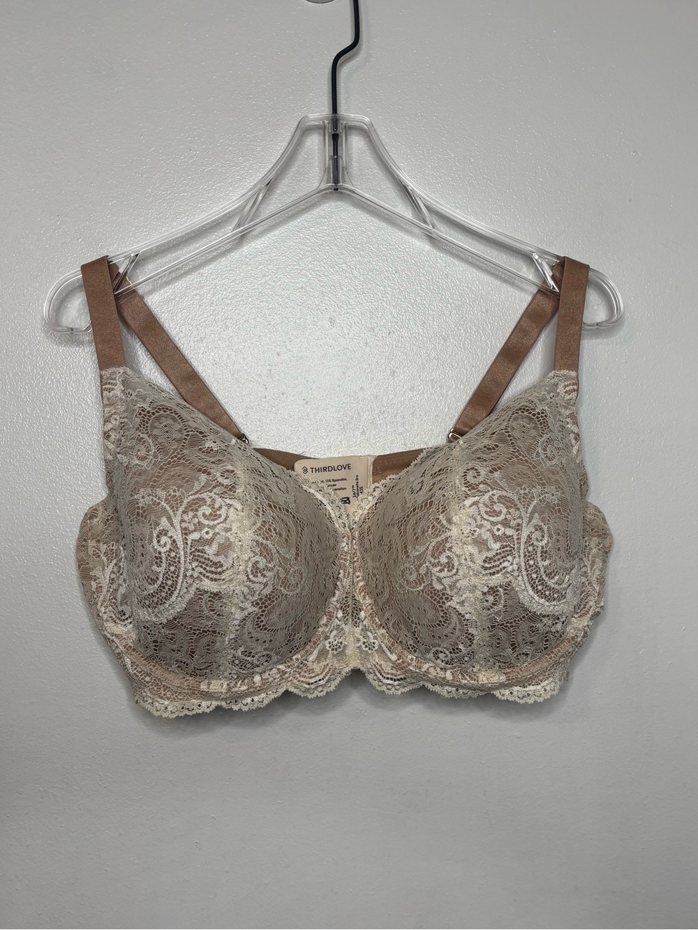 Thirdlove Bra 42E Lace Balconette Bra